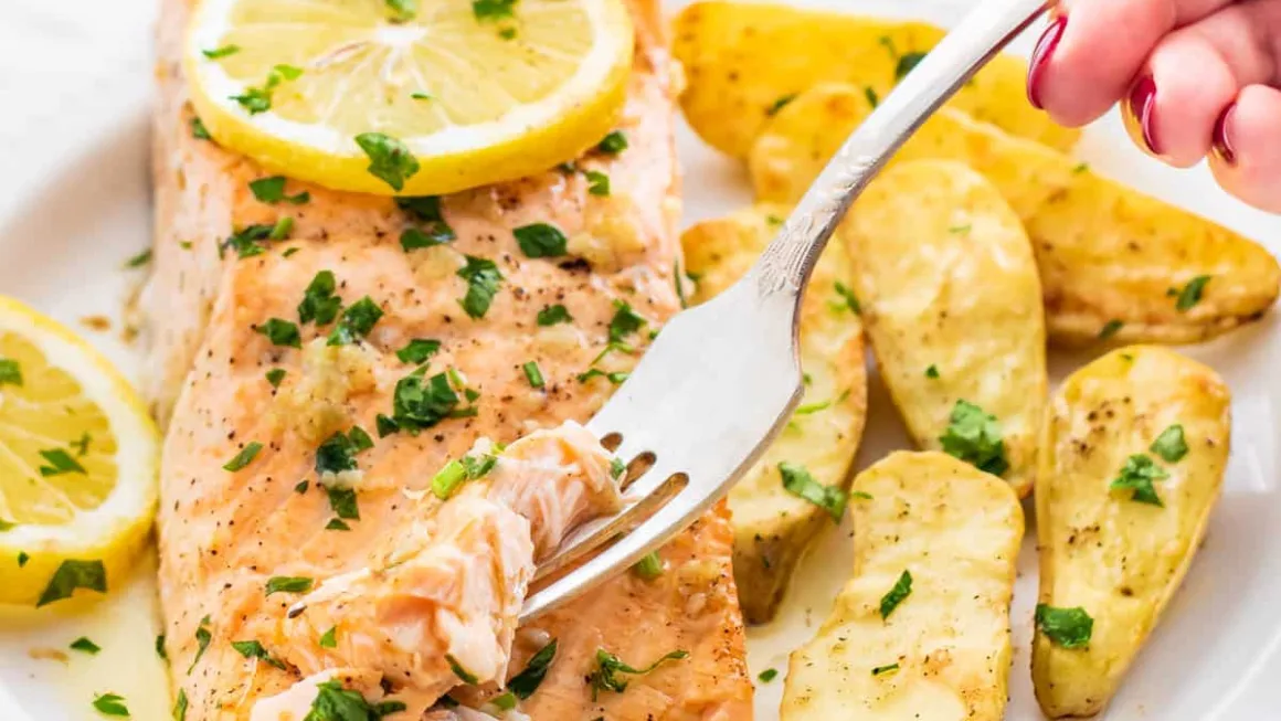 Recipe for Air Fryer Garlic Butter Salmon