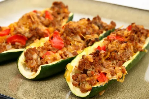 Stuffed Zucchini Boats