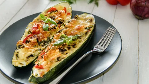 Stuffed Zucchini Boats